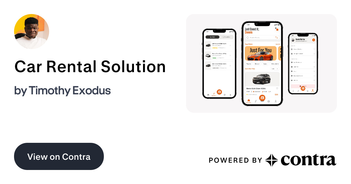 Car Rental Solution by Timothy Exodus