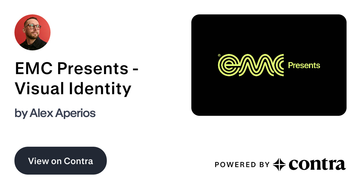 EMC Presents - Visual Identity by Alex Aperios