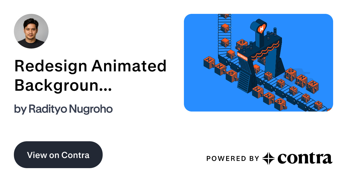 Redesign Animated Background for Nexio’s Website by Radityo Nugroho