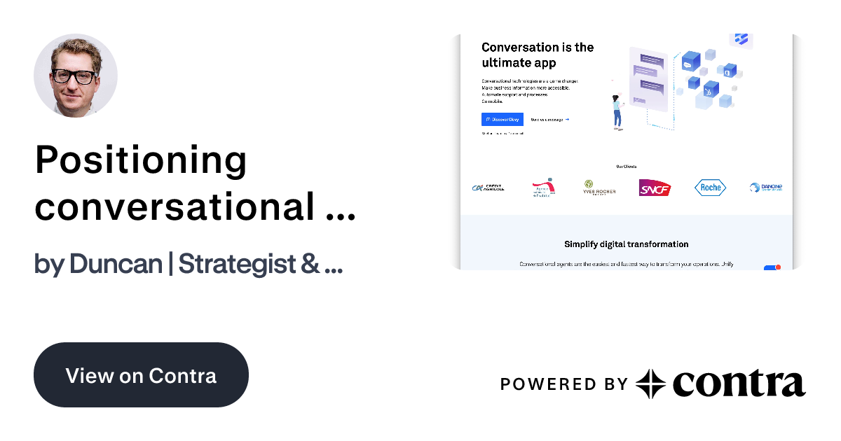 Positioning conversational AI pre-ChatGPT 🤖 by Duncan | Strategist ...