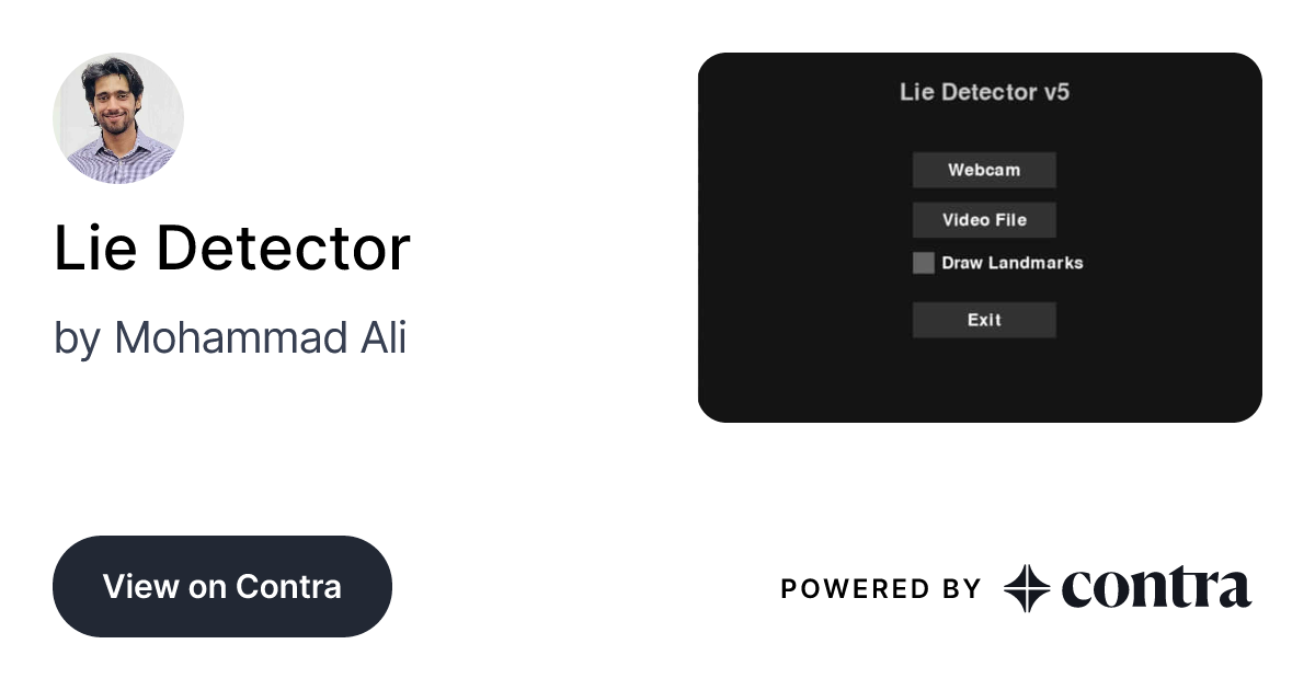 Lie detector by mohammad ali