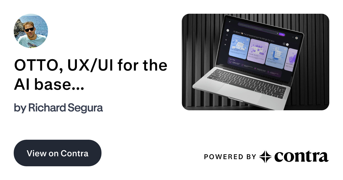 OTTO, UX/UI for the AI based Project Managment Tool by Richard Segura