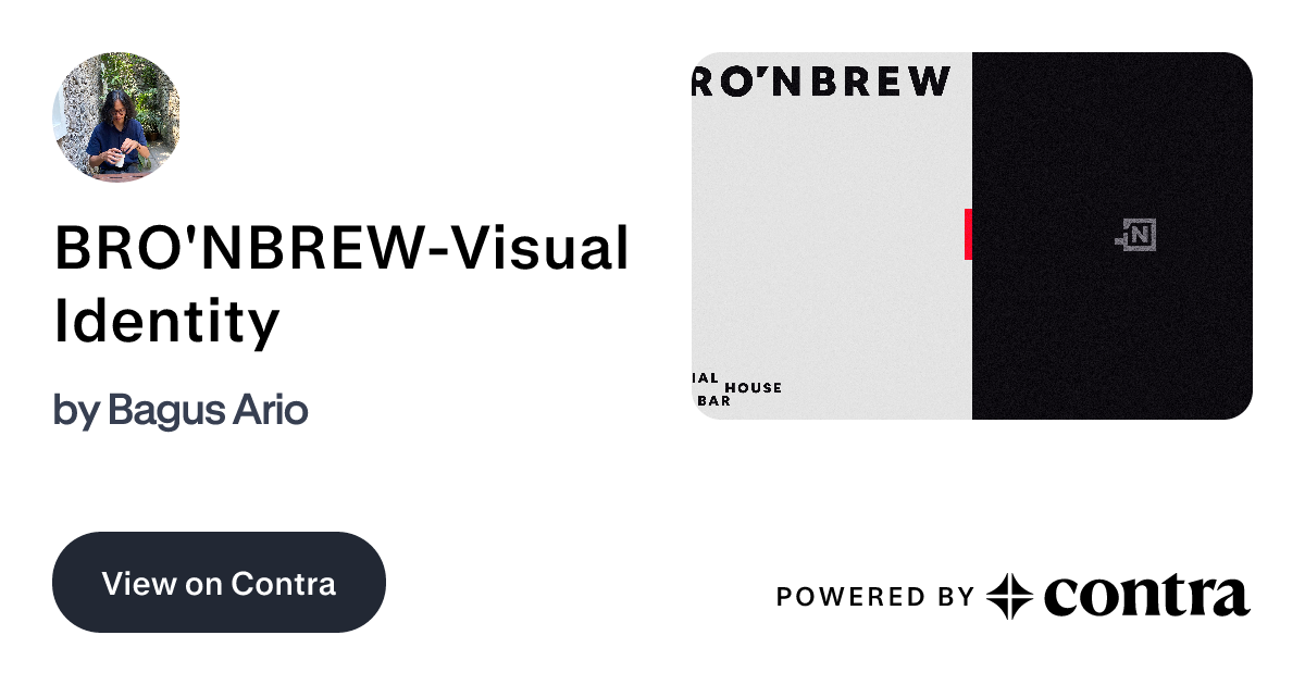 BRO'NBREW-Visual Identity by Bagus Ario