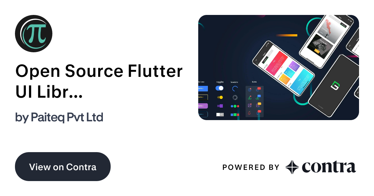 Open Source Flutter UI Library to Ease Your Flutter App Develop… by ...