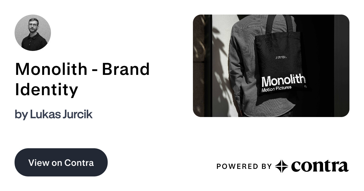 Monolith - Brand Identity by Lukas Jurcik