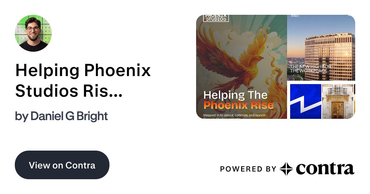 Helping Phoenix Studios Rise • Website Optimizition by BrightStudios