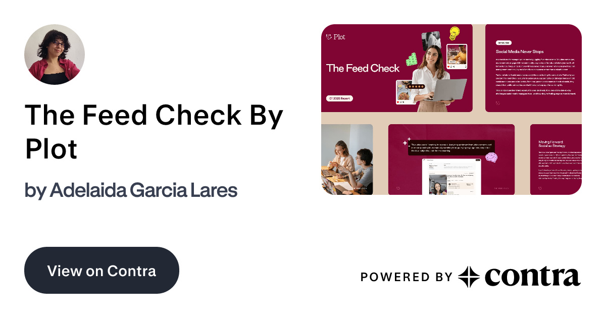 The Feed Check By Plot by Adelaida