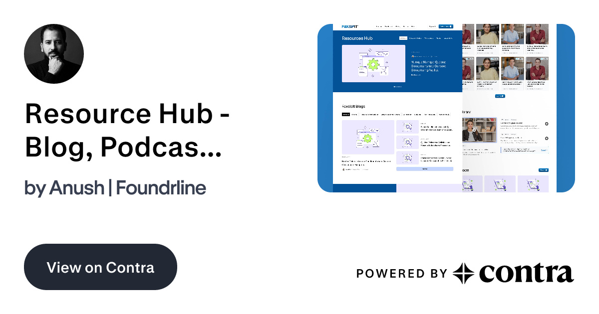 Resource Hub - Blog, Podcast, Newsletter, Video Library by Anush ...