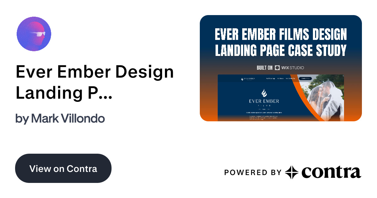 Ever Ember Design Landing Page Case Study by Mark Villondo