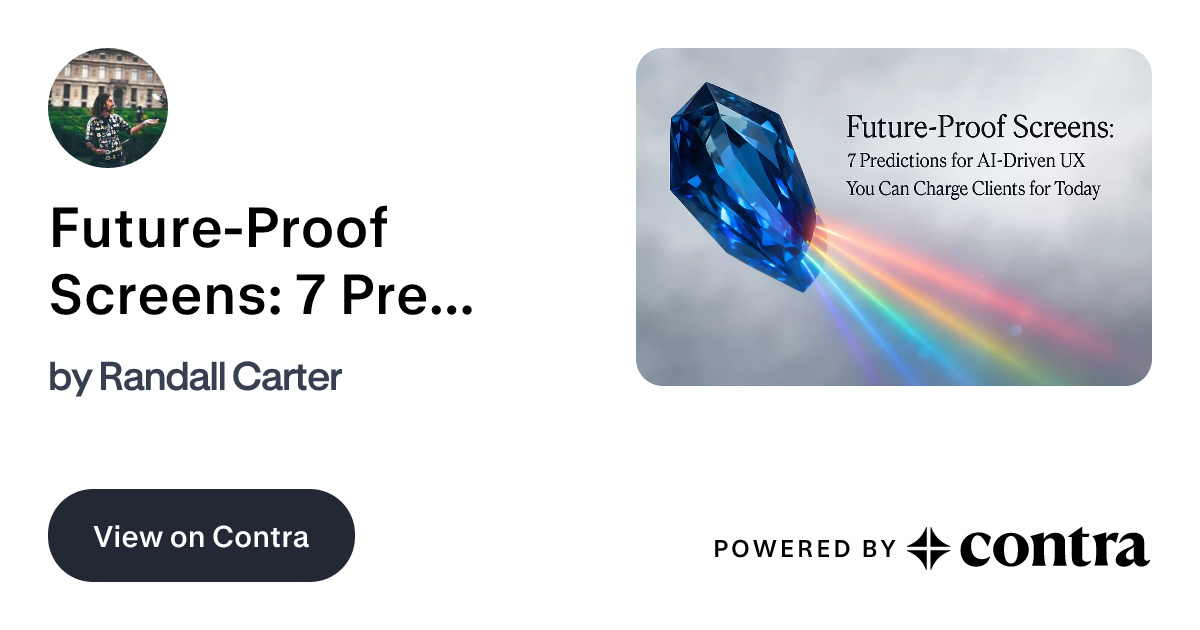 Future-Proof Screens: 7 Predictions for AI-Driven UX You Can Charge ...