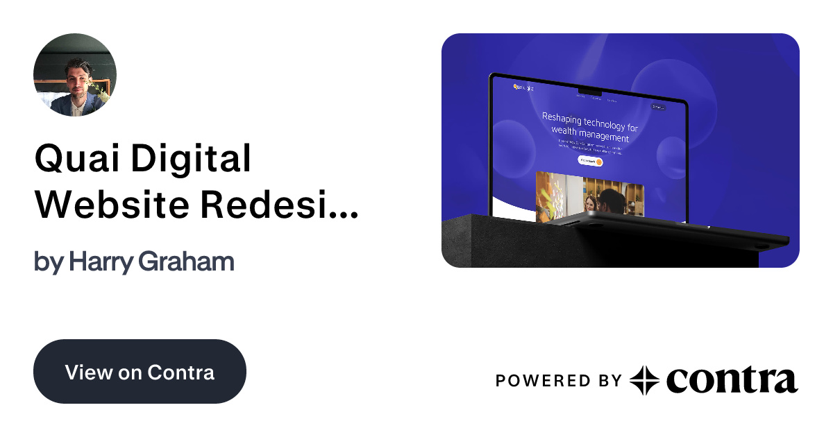 Quai Digital Website Redesign: Boosting Leads and Credibility by Harry ...