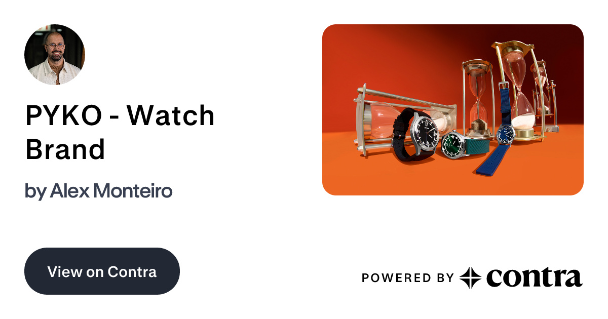 PYKO - Watch Brand by Alex Monteiro