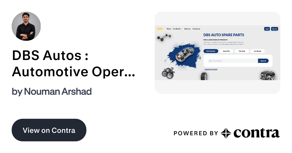 DBS Autos : Automotive Operations Hub by Nouman Arshad
