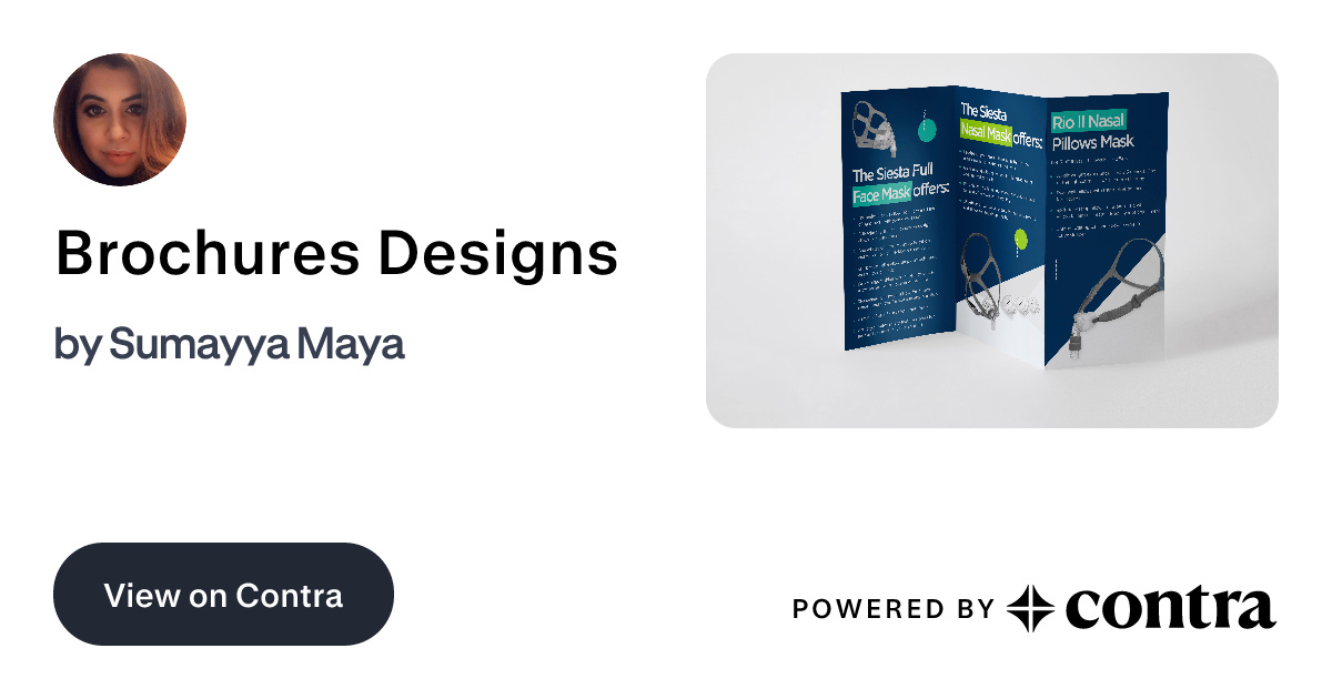 Brochures Designs by Sumayya Maya