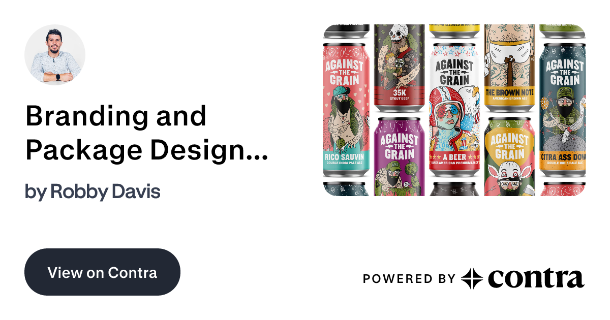 Branding and Package Design for a Brewery by Robby Davis