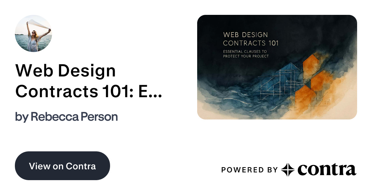 Web Design Contracts 101: Essential Clauses to Protect Your Project by ...