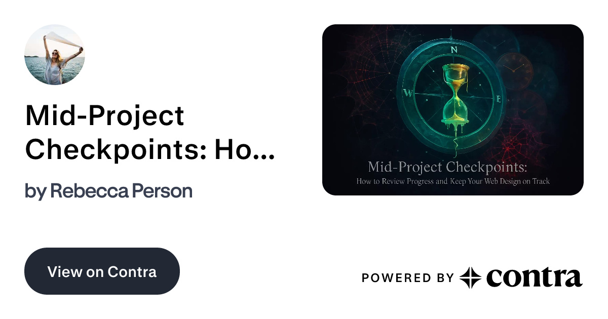 Mid-Project Checkpoints: How to Review Progress and Keep Your Web ...