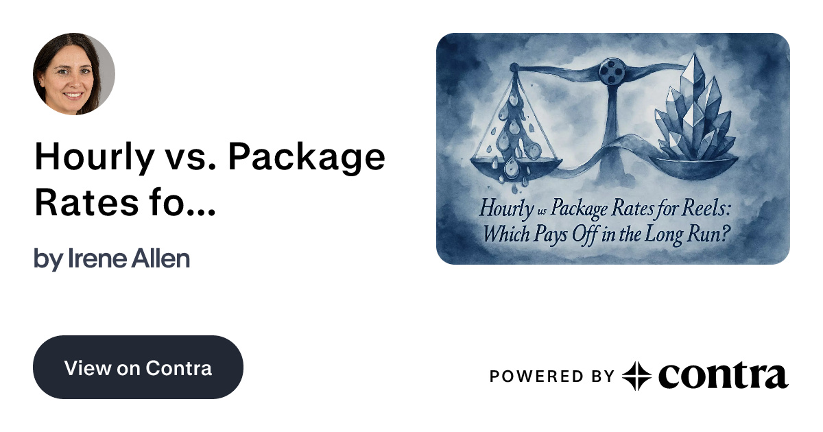 Hourly vs. Package Rates for Reels: Which Pays Off in the Long Run? by ...