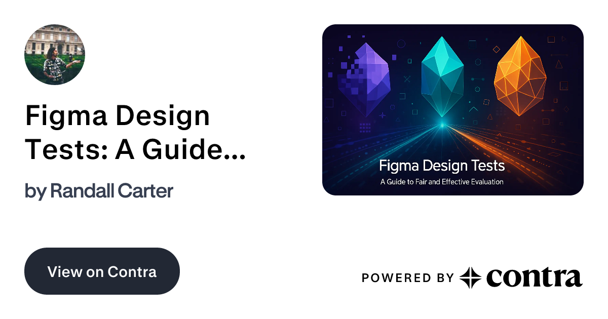 Figma Design Tests: A Guide to Fair and Effective Evaluation by Randall ...