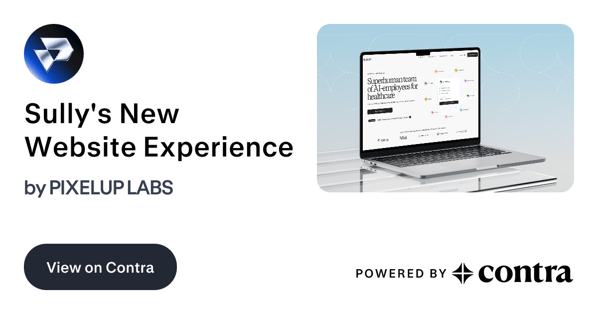 Sully's New Website Experience by PIXELUP LABS