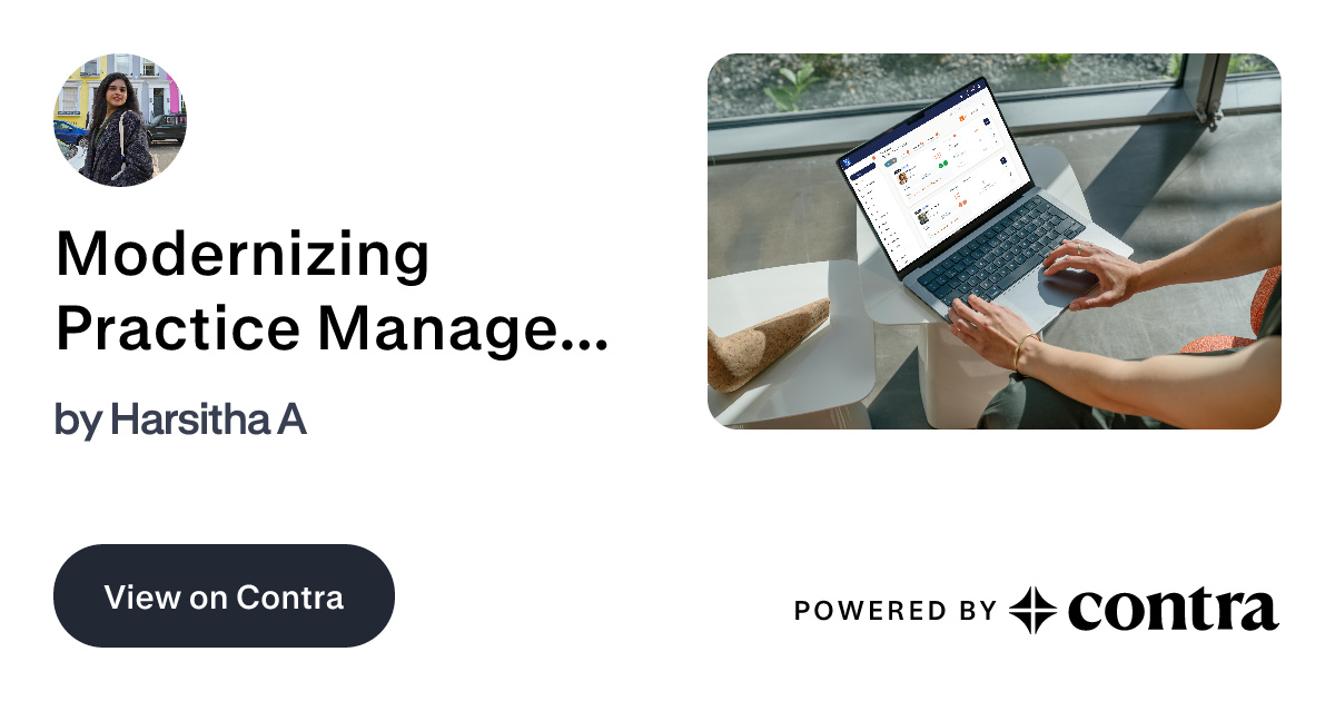 Modernizing Practice Management for CHIM by Harsitha A