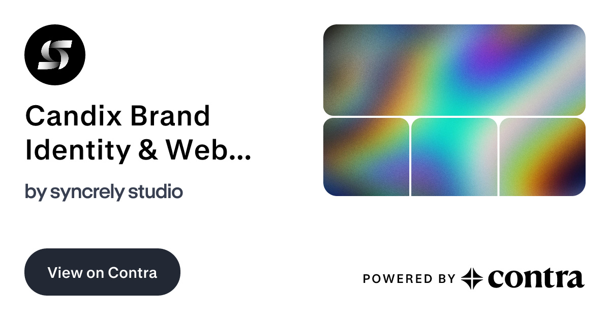 Candix Brand Identity & Website Design by syncrely studio