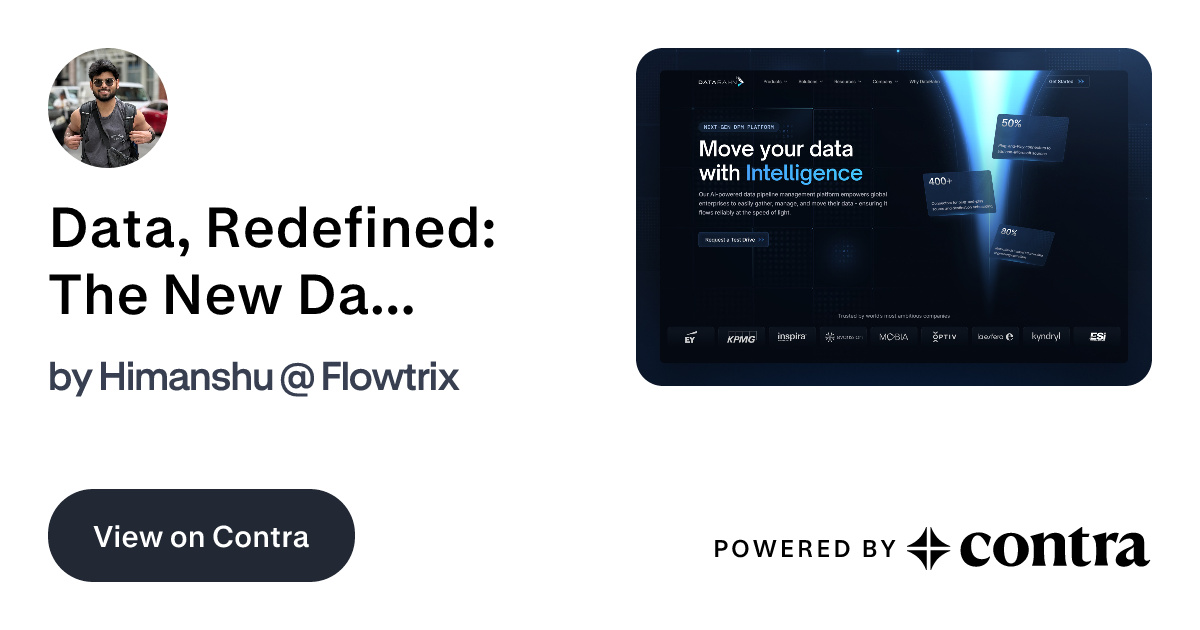 Data, Redefined: The New DataBahn Experience by Himanshu @ Flowtrix