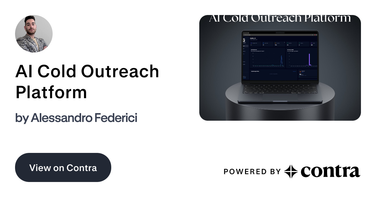 AI Cold Outreach Platform by Alessandro Federici