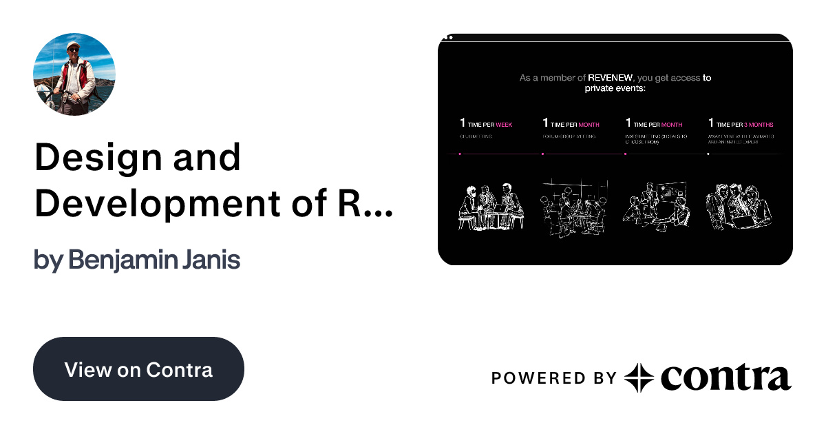 Design and Development of Revenew Platform by Benjamin Janis