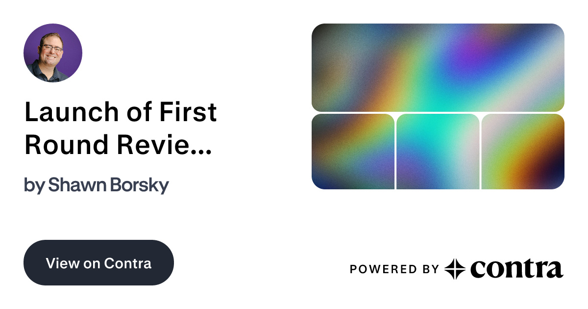 Launch of First Round Review Website by Shawn Borsky