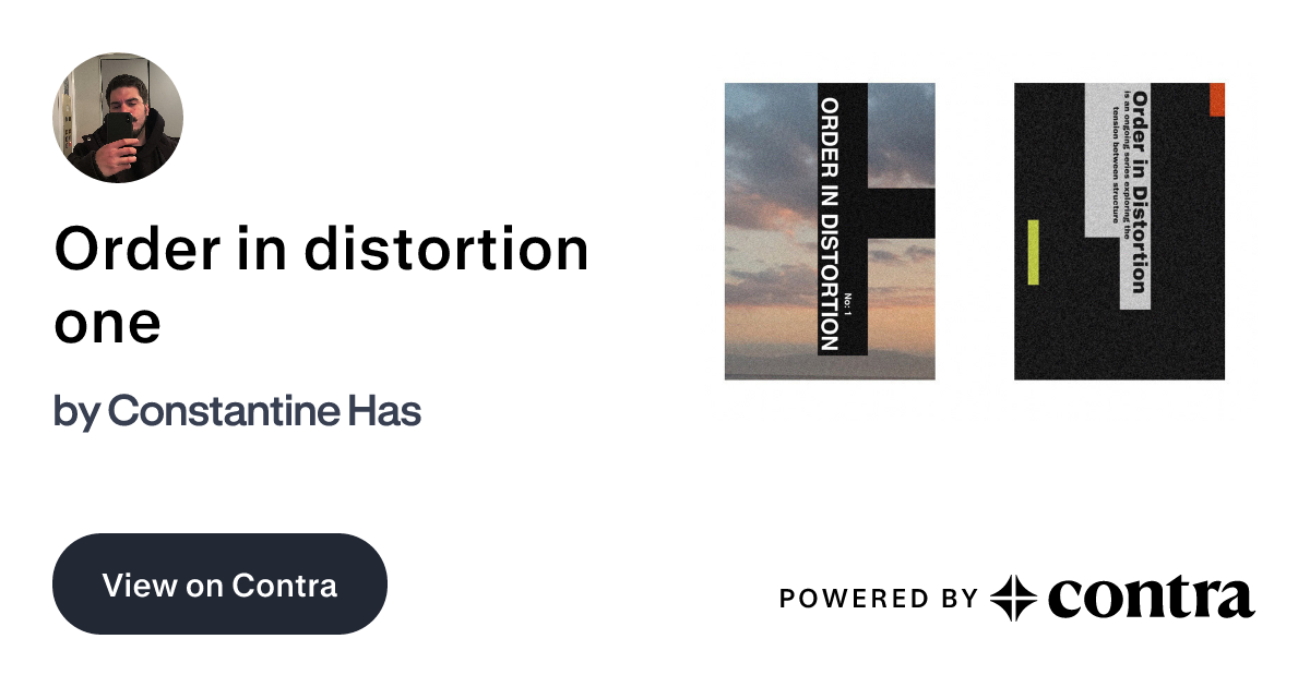 Order in distortion one by Constantine Has