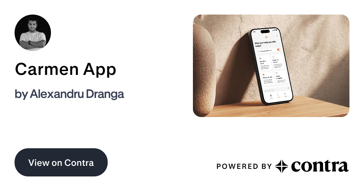 Carmen App by Alexandru Dranga