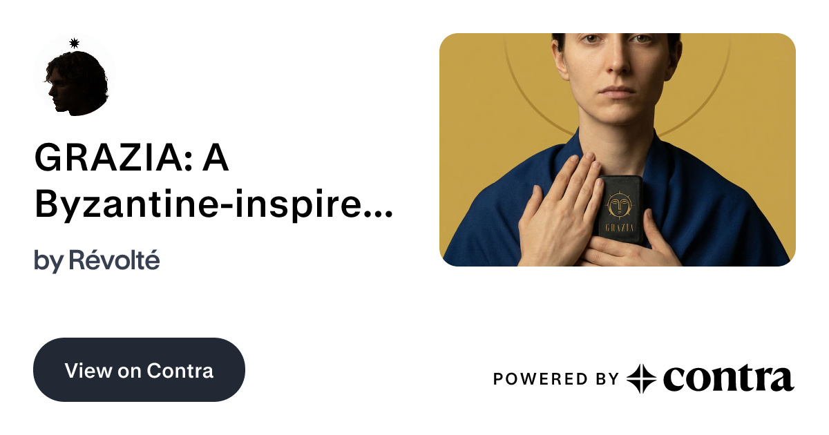 GRAZIA: A Byzantine-inspired Brand System by Révolté