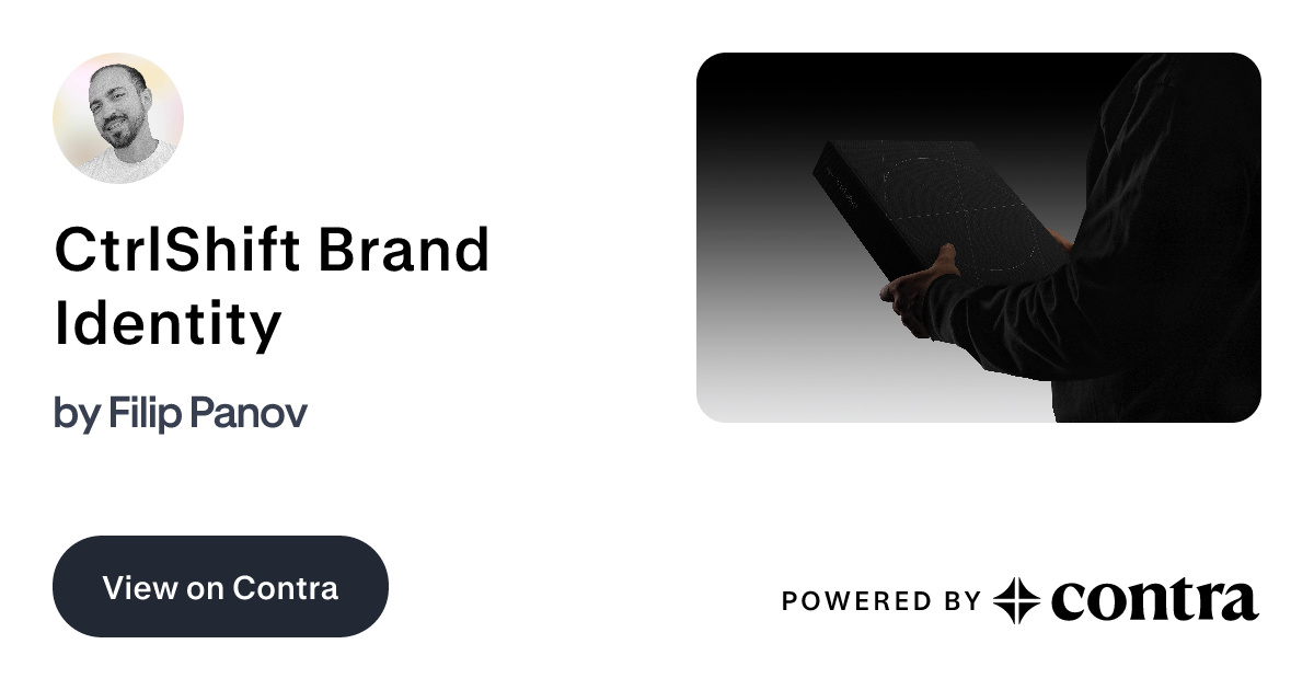 CtrlShift Brand Identity by Filip Panov