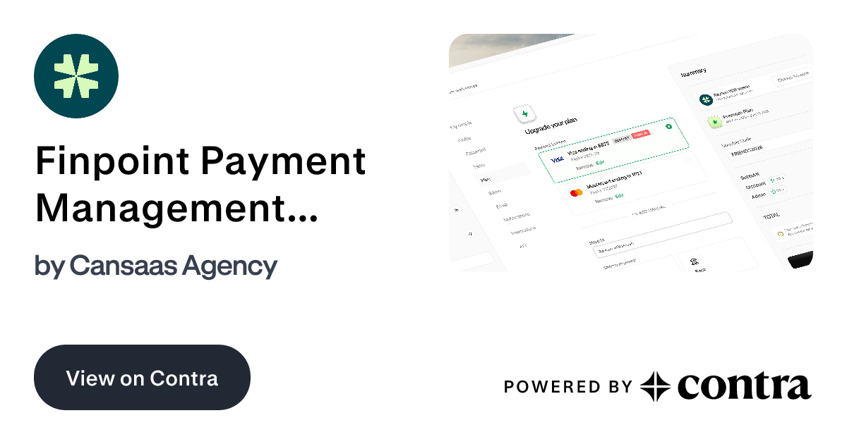 Finpoint Payment Management Dashboard Design by Cansaas Agency