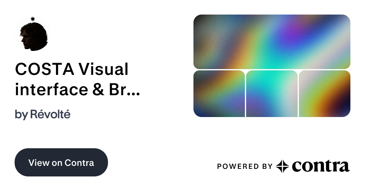 COSTA Visual interface & Brand Identity Creation by Révolté