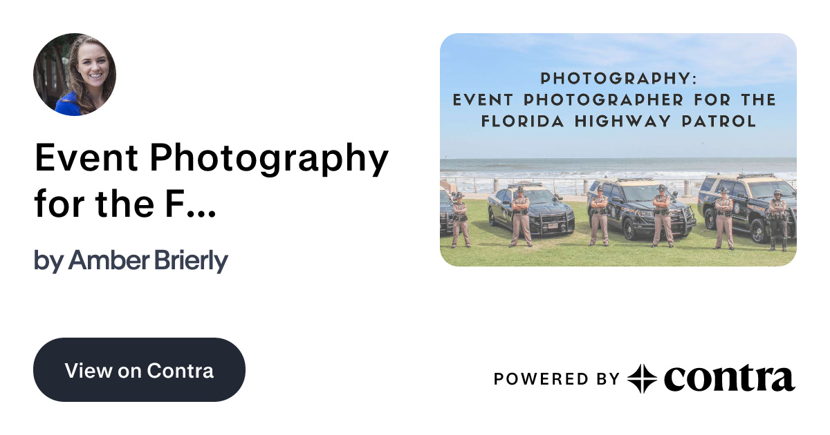Event Photography for the Florida Highway Patrol by Amber Brierly