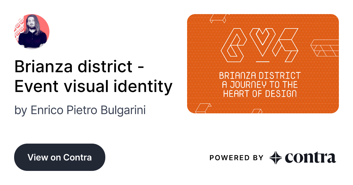 Brianza District Event Visual Identity By Enrico Pietro Bulgarini