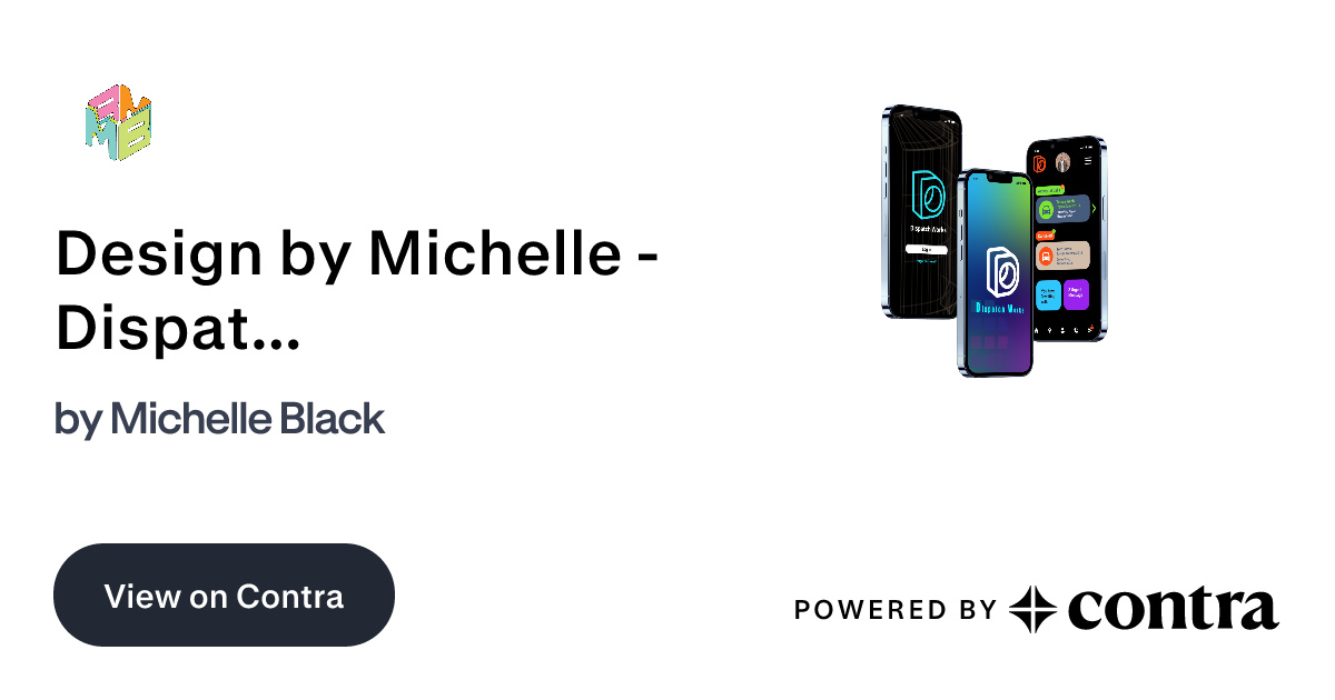 Design by Michelle - Dispatch Works Rebranding Logo and UX APP by ...