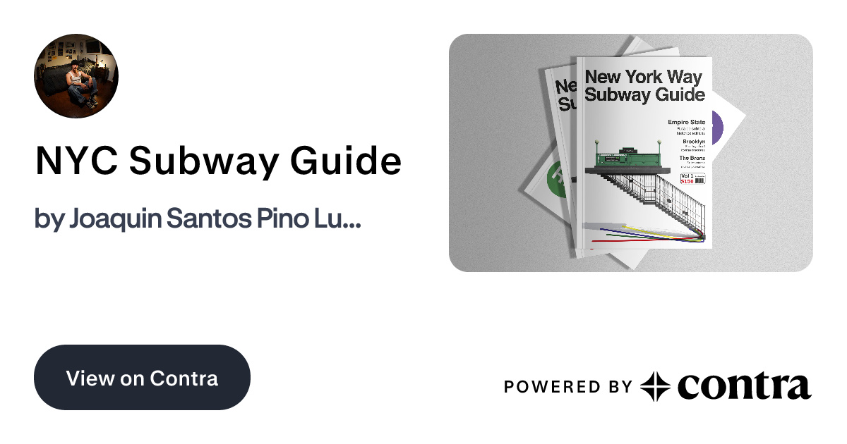 NYC Subway Guide by Joaquin Santos Pino Lucero
