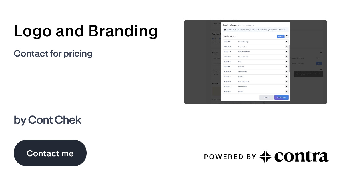 Logo and Branding by Cont Chek