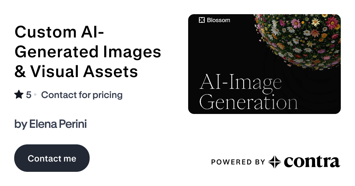 Custom AI-Generated Images & Visual Assets by Elena Perini