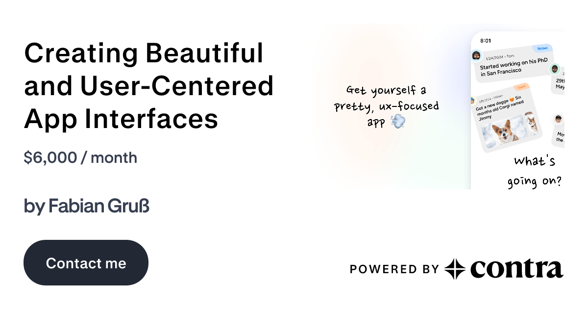 Creating Beautiful and User-Centered App Interfaces by Fabian Gruß