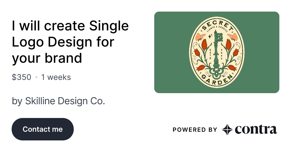 I will create Single Logo Design for your brand by Skilline Design Co.