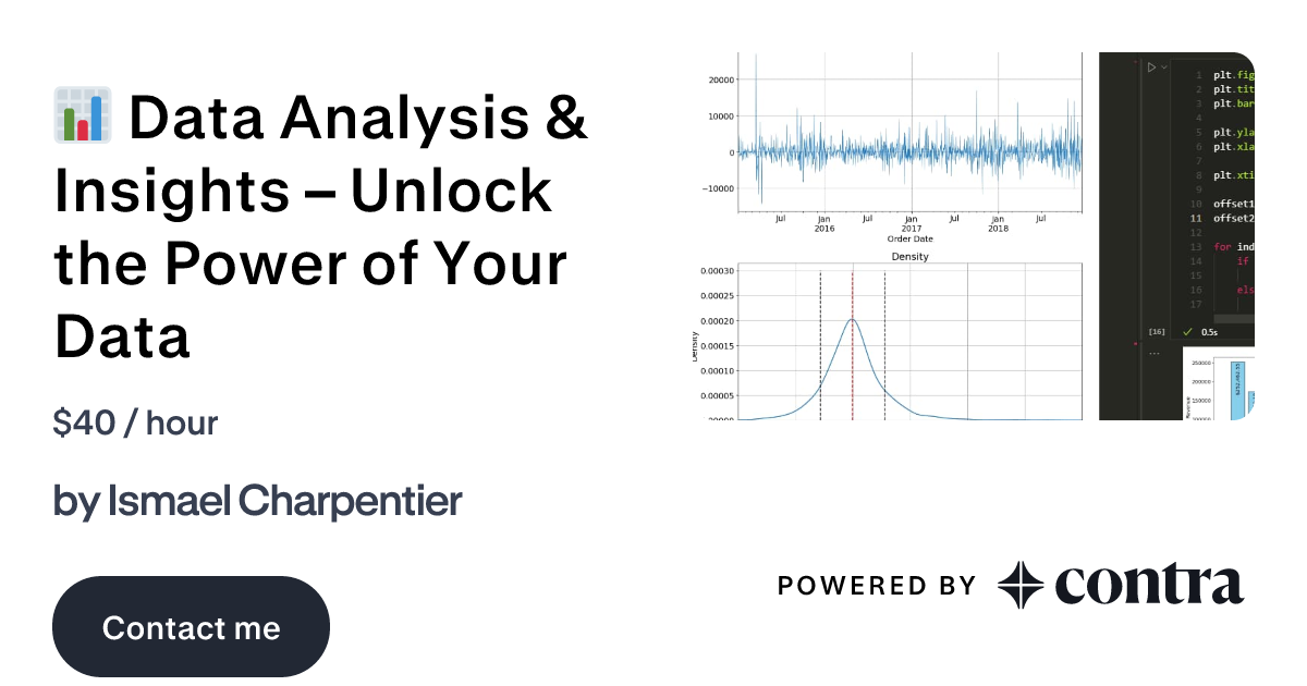 📊 Data Analysis & Insights – Unlock the Power of Your Data by Ismael ...