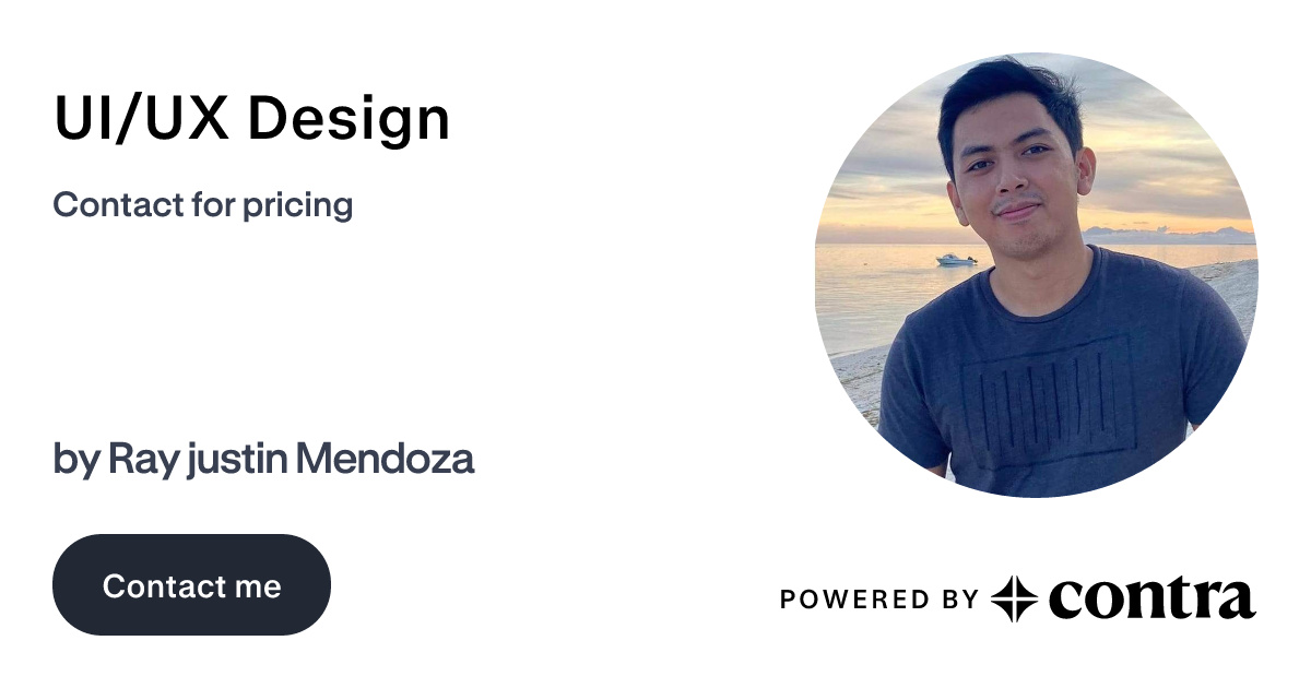 UI/UX Design by Ray justin Mendoza