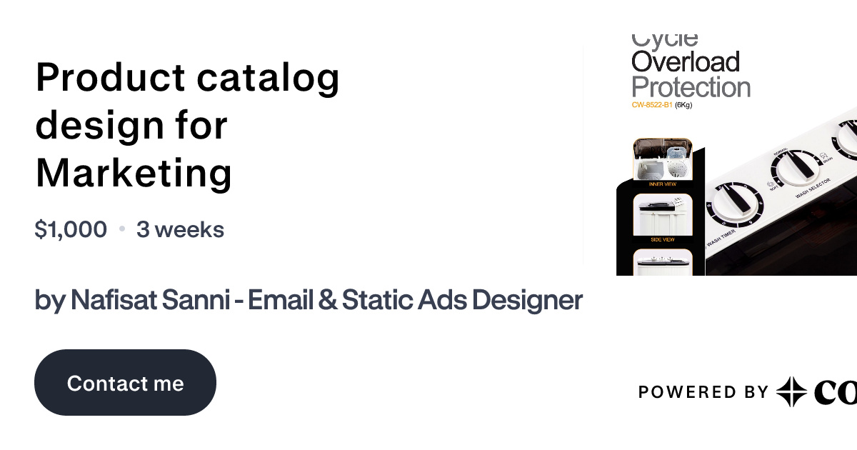 Product catalog design for Marketing by Nafisat Sanni - Email Designer