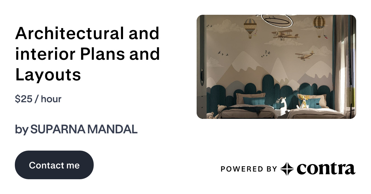 Architectural and interior Plans and Layouts by SUPARNA MANDAL