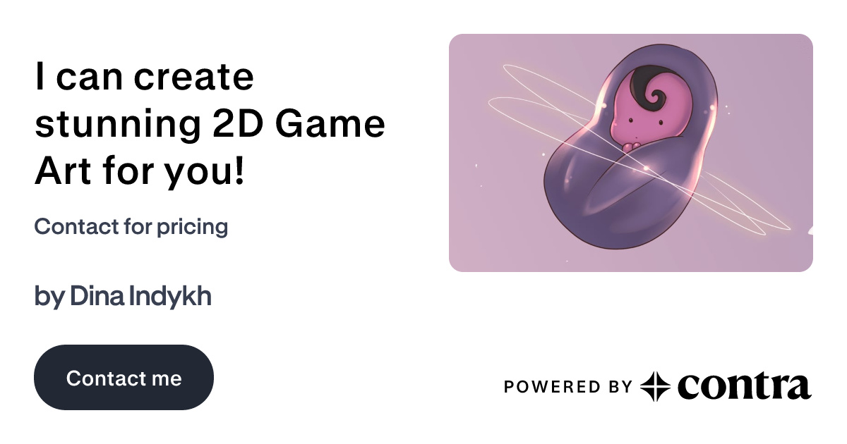 I can create stunning 2D Game Art for you! by Dina Indykh