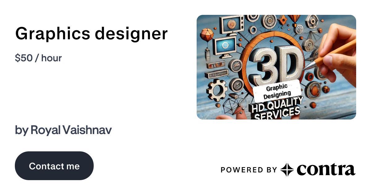 Graphics designer by Royal Vaishnav